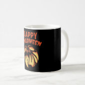 ハロウィーンジャックオランタンパンプキン コーヒーマグカップ (正面右)