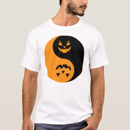 ハロウィーンジャックオランタン陰陽 Tシャツ