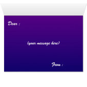 ハロウィーンジャックカボンプキングリーティングカード (内部横(下))