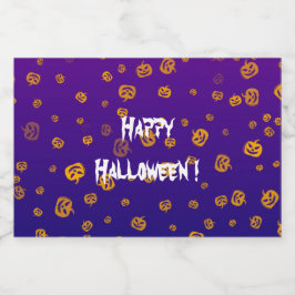 ハロウィーンジャックパンプキンス リキュールボトルラベル