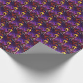 ハロウィーンジャックラッセルバンパイアパンプキンズ怖 ラッピングペーパー (角)