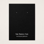 ハロウィーンジャックランタンイヤリング表示カード (正面)