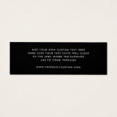 ハロウィーンジャック – o – ランタンスタッドイヤリングディスプレイカード (裏面)