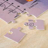 ハロウィーンジャック – o' – ランタンハウス ジグソーパズル (側面)