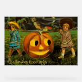 ハロウィーンジャック – o – ランタンハーベストナイトby子供 アクリルサイン (正面)