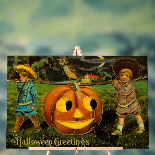 ハロウィーンジャック – o – ランタンハーベストナイトby子供 アクリルサイン (ニュートラル)