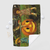 ハロウィーンジャック – o – ランタンハーベストナイトby子供 ゴルフタオル (インサイチュ)