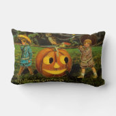 ハロウィーンジャック – o – ランタンハーベストナイトby子供 ランバークッション (裏面)