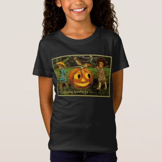ハロウィーンジャック – o – ランタンハーベストナイトby子供 tシャツ (正面)