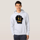 ハロウィーンジャックOランタン顔フード付きスウェットシャツ/ SweatShirt パーカ (正面フル)