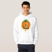 ハロウィーンジャッコラン不気味タン パーカ (正面フル)