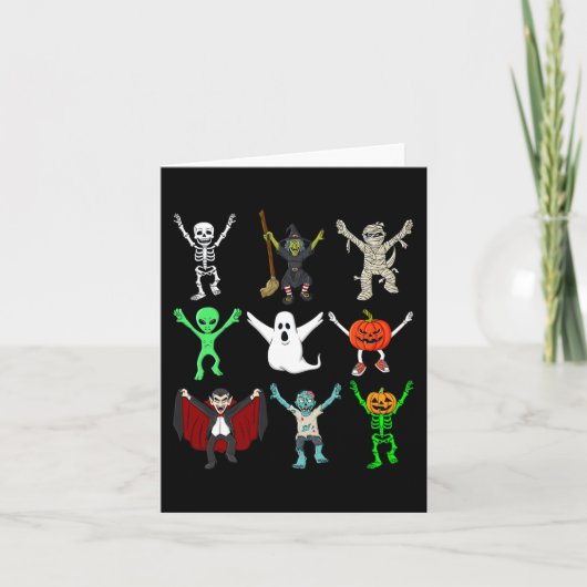 ハロウィーンジュビレーション踊りモンスターズボーイズガールズK カード (正面)