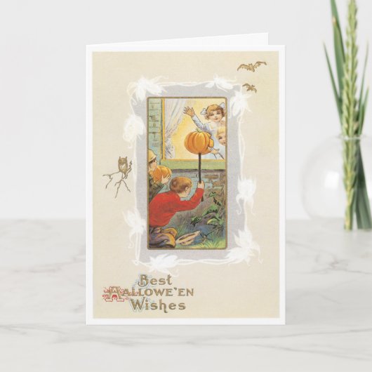 ハロウィーンジョークヴィンテージカード カード (正面)