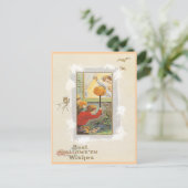 ハロウィーンジョークヴィンテージ葉書 ポストカード (スタンド正面)