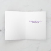 ハロウィーンジンジャーブレッドハ幽霊のよく出るウス カード (内部)