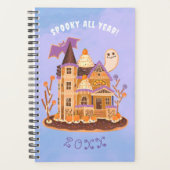 ハロウィーンジンジャーブレッドハ幽霊のよく出るウス プランナー手帳 (正面)