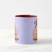 ハロウィーンジンジャーブレッドハ幽霊のよく出るウス マグカップ (中央)