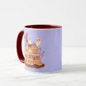 ハロウィーンジンジャーブレッドハ幽霊のよく出るウス マグカップ (正面左)