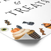 ハロウィーンスイーツアンドトリート ポスター (角)