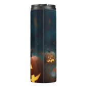 ハロウィーンスカイテリアとカボチャ怖い タンブラー (裏面)