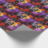 ハロウィーンスカイテリアヴァンパイアパンプキンズ怖 ラッピングペーパー (角)