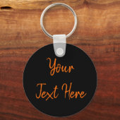 ハロウィーンスカルとカボチャ キーホルダー (裏面)