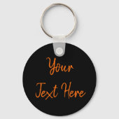 ハロウィーンスカルとカボチャ キーホルダー (裏面)