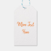 ハロウィーンスカルとカボチャ ギフトタグ (裏面)