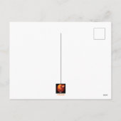 ハロウィーンスカルとカボチャ シーズンポストカード (裏面)