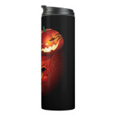 ハロウィーンスカルとカボチャ タンブラー (回転右)