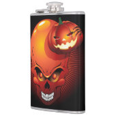 ハロウィーンスカルとカボチャ フラスク (左)