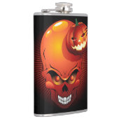 ハロウィーンスカルとカボチャ フラスク (右)