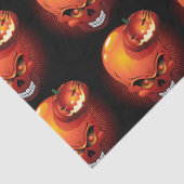 ハロウィーンスカルとカボチャ 薄葉紙 (詳細)