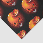 ハロウィーンスカルとカボチャ 薄葉紙 (詳細)