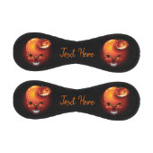 ハロウィーンスカルとカボチャ 野球ボール (パネル)