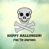 ハロウィーンスカルとボーンウィンドウの固定 ウィンドウサイン (シート3)