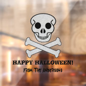 ハロウィーンスカルとボーンウィンドウの固定 ウィンドウサイン (シート2)