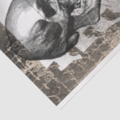 ハロウィーンスカルと黒猫スクリプトEphemera 薄葉紙 (詳細)