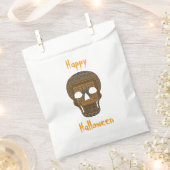 ハロウィーンスカルのバッグ フェイバーバッグ (クリップ留めされた状態)