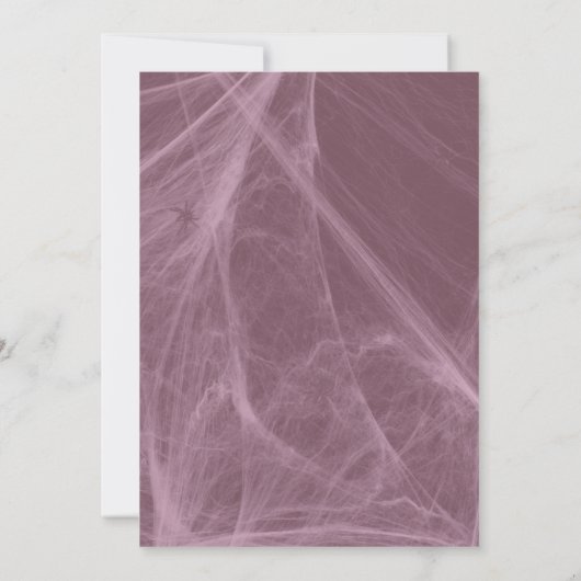 ハロウィーンスカルクロウカクテルアダルトパーティー 招待状 (裏面)