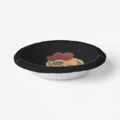 ハロウィーンスカルゴシック聖降誕祭 ペーパーボウル (傾斜あり)