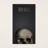 ハロウィーンスカルテーマイヤリング表示カード (正面)