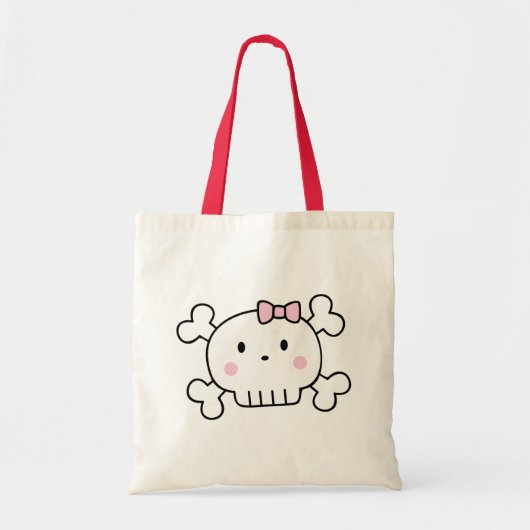 ハロウィーンスカルトリックオアトリートバッグ トートバッグ (正面)