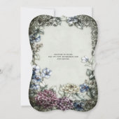 ハロウィーンスカルトレンディーパーティー招待状水彩 招待状 (裏面)