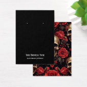 ハロウィーンスカルバライヤリングディスプレイカード (デスク)