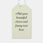 ハロウィーンスカルブラックスポット ギフトタグ (裏面)