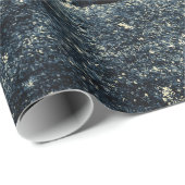 ハロウィーンスカルブラックスポット ラッピングペーパー (ロールコーナー)