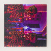 ハロウィーンスカルホラー ジグソーパズル (横)