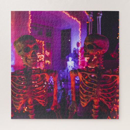 ハロウィーンスカルホラー ジグソーパズル (縦)