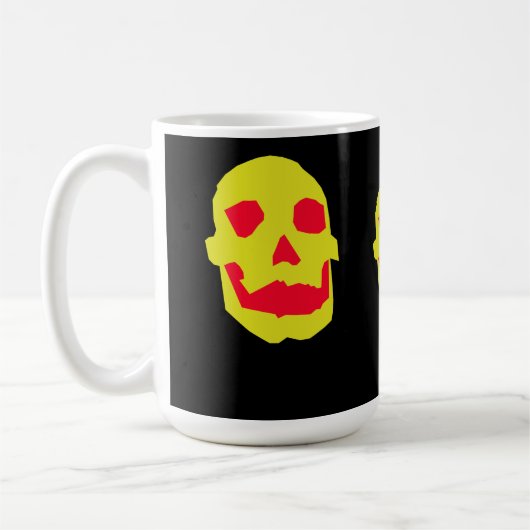ハロウィーンスカルマグ コーヒーマグカップ (左)